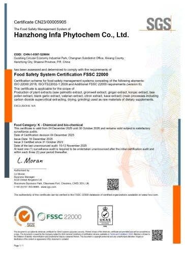 FSSC22000 Certification for Botanical Manufacturing